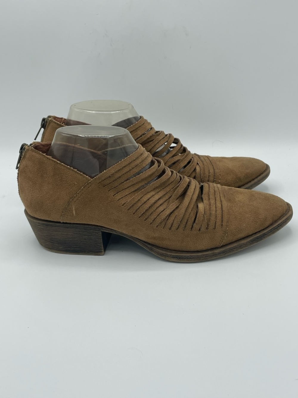 Coconuts by Matisse Powell Suede Cutout Ankle Booties.